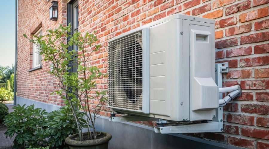 Split unit air conditioner fitted in an older Benoni home